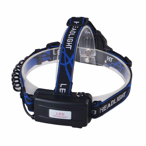 Zoomable adjustable focus light rechargeable 800 lumens T6 led fishing headlamp