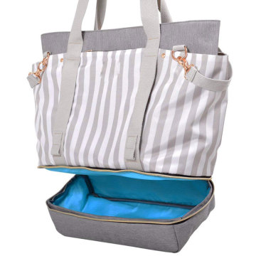 Eco Friendly Weekender Diaper Bag with Stroller Straps
