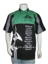 Men's promotion car/motor customized racing team shirt