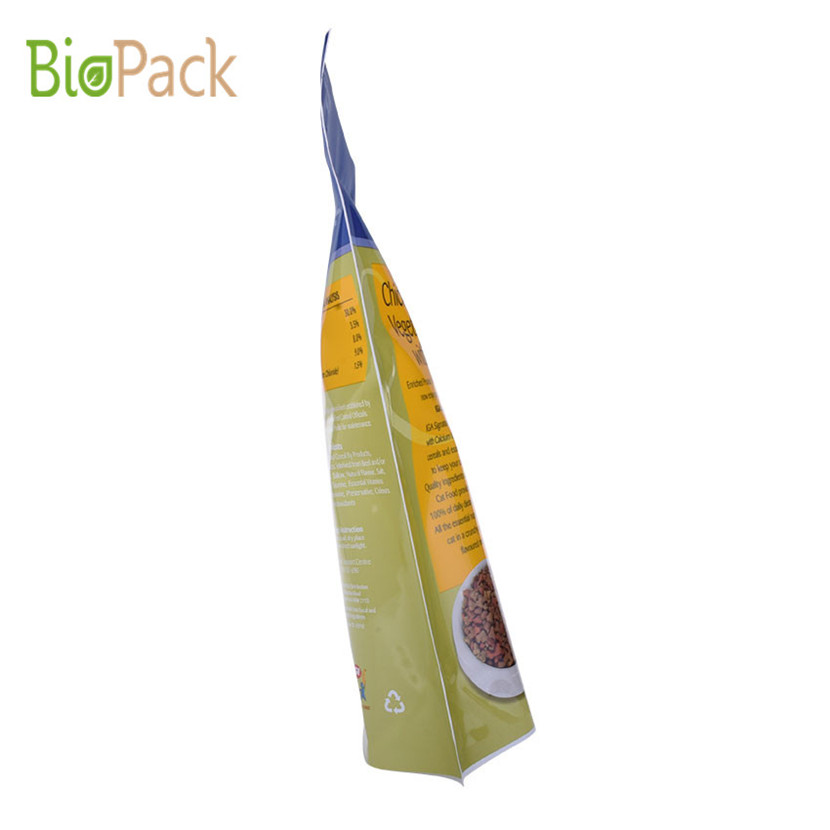 BioDedRadable Plastic Stand Up Pouch Pet Food Bag مع طباعة عصيدة