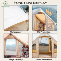 Waterproof Air Inflatable luxury Cabin House Cotton Tent