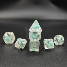 Sharp Edge Liquid Core Duck Resin DND Dice Set