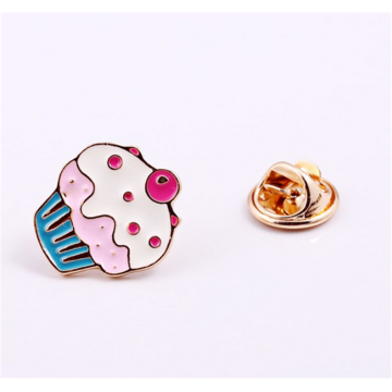 Εξατομικευμένη μεταλλική παγωτό Cupcake Badge Pin