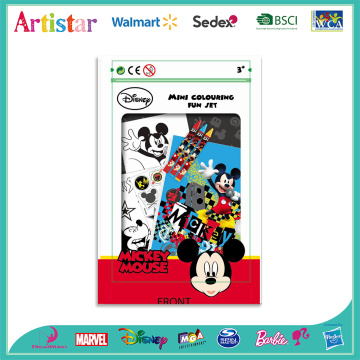 DISNEY MICKEY MOUSE colouring set