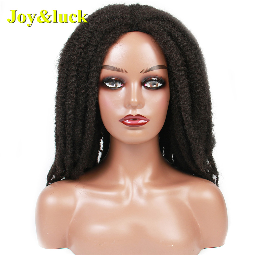 Long Afro Kinky Curly  Crochet Braids Wigs  Sythetic Wigs Middle Part Ombre Color Hair Wigs  Cosplay or Daily Use Hair Style