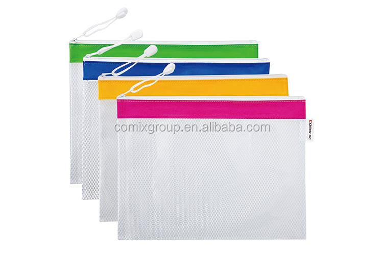 Hot Sales Economic A4 File Holders  Zipper File Bags school&office