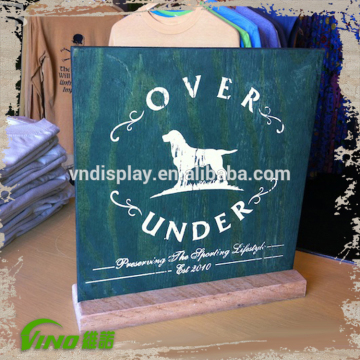 Custom Shop Sign , Vintage Wood Sign , wooden display sign , hotel display sign stands ,