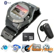 W968 Traditional Quadband Wrist Watch Phone With Bluetooth, Fm Radio Supports Sos Help