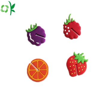 New Products Fruits Silicone Glass Markers for Cup