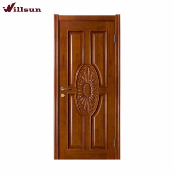 Excellent Teak Core Wood Door Big Carving For Entry