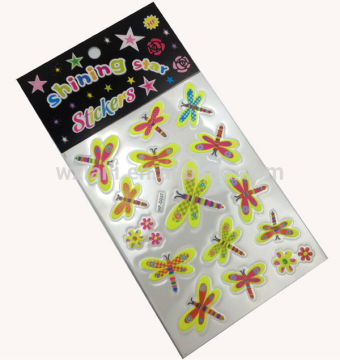 glow in the dark sticker for children's room / night glow sticker