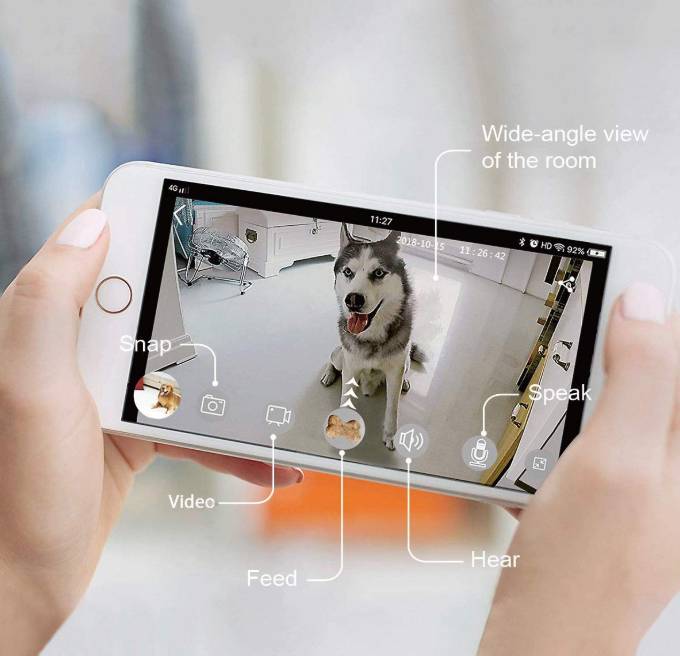 HD Pet Camera Treat Dispenser