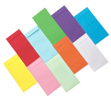 Color Envelope Print Logo Western Letter Paper Adhesive Cash Envelope