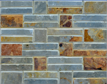 decorate garden floor with culture stone , artificial stone panels ,natural stone panel