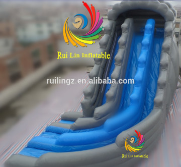 big water slides for sale, sewing water slides, wet inflatable slides from china