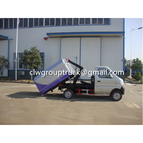 Changan 3CBM Container Lift Ascenseur Garbge Truck