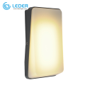 LEDER White Outdoor Wall Lamp