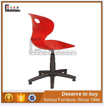 Professional Design Stable Plastic Red Office Revolving Chair