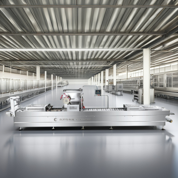 Used Thermoforming Vacuum Skin Tray Packaging Machine for Food and Commodities