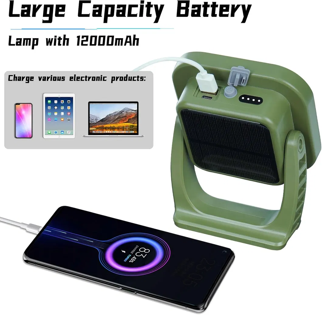 Ultimate Magnetic Rechargeable Camping Lantern with Power Bank