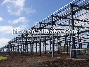 Durable span prefab steel structure workshop