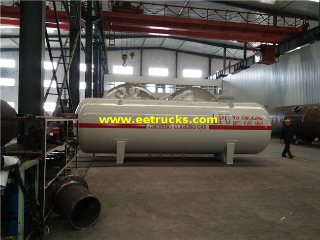 8000 Gallons Propylene Gas Bullet Tanks