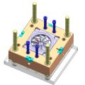 Moldes de ventilador de motor moldado por injeção plástica