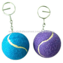 Non-toxic Fancy Tennis Ball Keychains