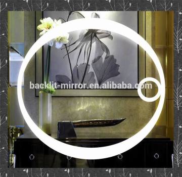 Backlit LED mirror for shower room living room