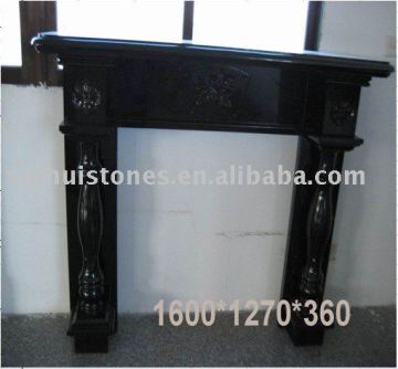 Shanxi black granite Fireplace