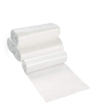 Black Plastic Roll Packaging Trash Can Liners Garbage Bags