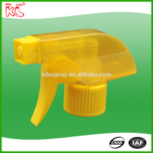 ginger yellow new fresh color cleaning tools PP sprayer trigger,liquid plastic trigger
