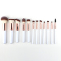 2022 New 12pcs professional makeup brush set with white color