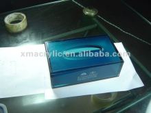 square acrylic table tissue holder