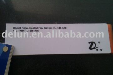 Blacklit Knife -Coated Flex Banner