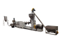 Double Stage Granulating PE PP Film Pelletizing Line