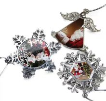 Blank Printable Sublimation Christmas Ball Ornament for diy Ceramic Sublimation Blank Pendant Christmas Ornament