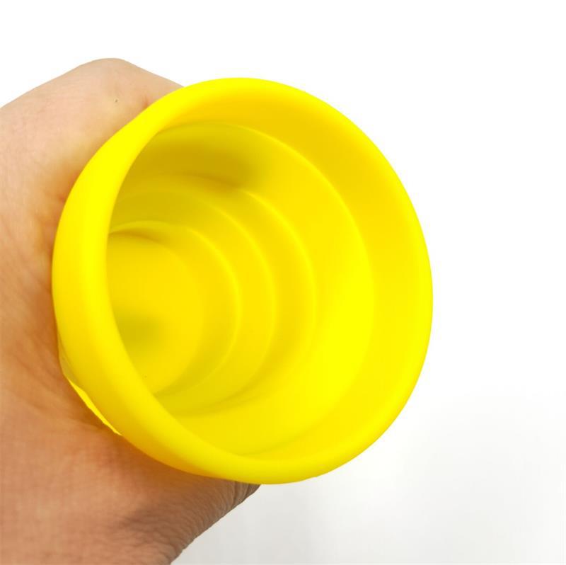 Outdoor High Quality Custom Silicone Collapsible Coffee Cup Retractable Foldable Coffee Cup Silicone Cup For Travel