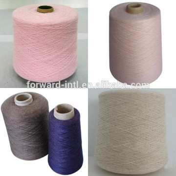 wholesale top dyed cashmere yarn for knitting by woollen system