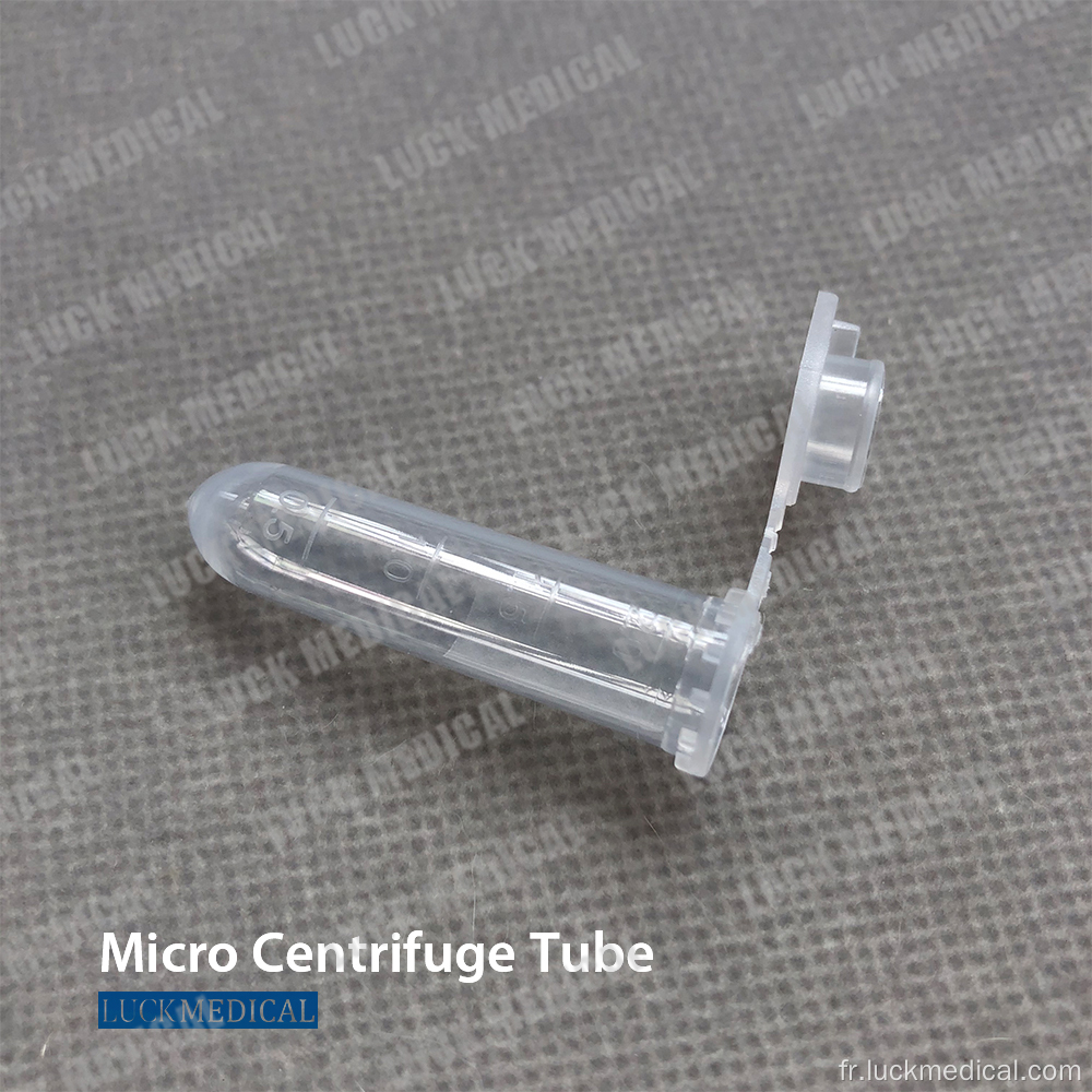 Tube de micro-centrifuger en plastique