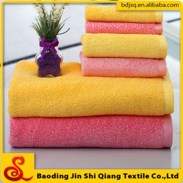 100% bamboo AB yarn count hand towel bath towel towel set