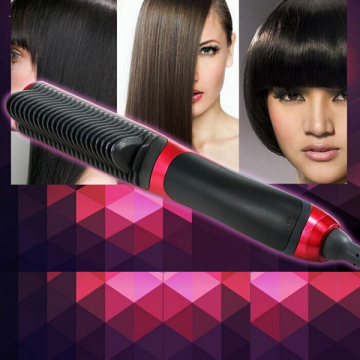 Quick Styling Ceramic Fast Hair Straightening Brush 30s Instant Straightener Anti Scald