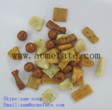 popular rice cracker and nuts