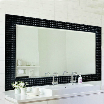 Large Framed Black Bathroom Mirror Uk
