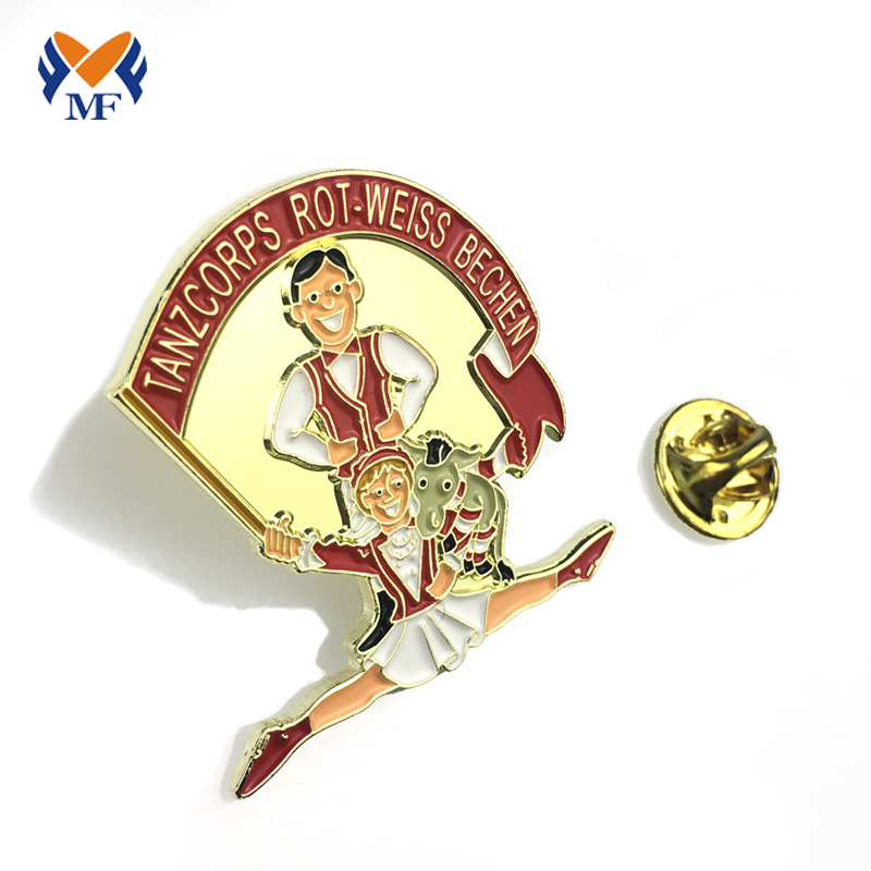 Χορευτής lapel pin badge custuom για δώρα