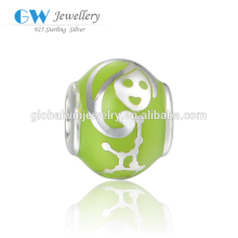 Fashion Birthstone 925 Silver Charms Custom Enamel Charms