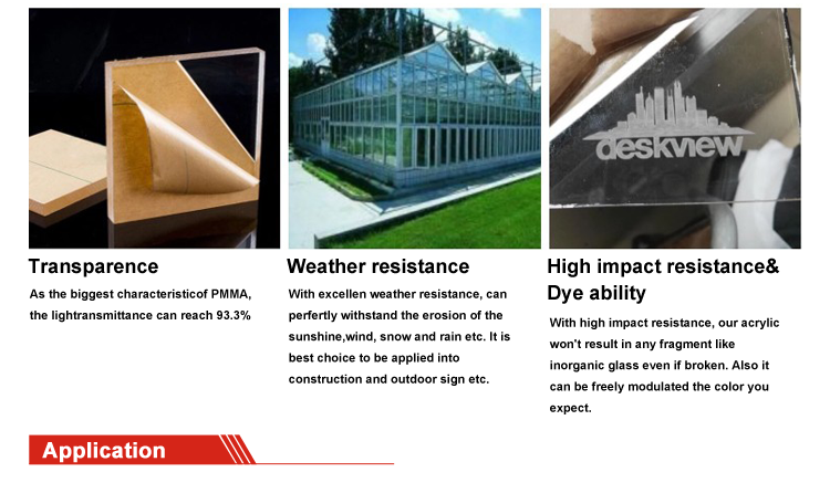 PMMA clear acrylic sheet cast transparent acrylic sheet manufacturers