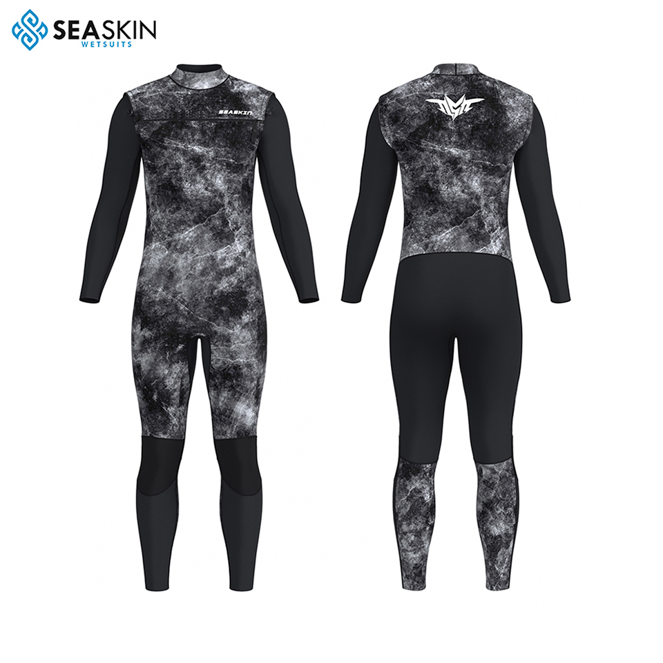 Seaskin 3mm Ön Göğüs Fermuarı Erkekler İçin Wetsuit