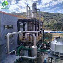 Dual effect wastewater evaporator