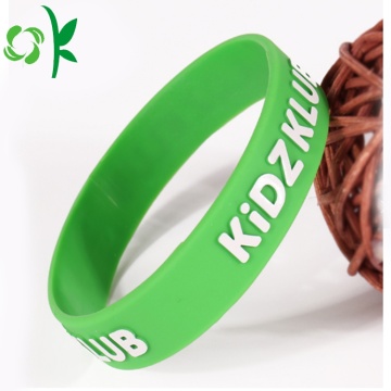 Customized Word Promotional Bracelets Silicone Wristband